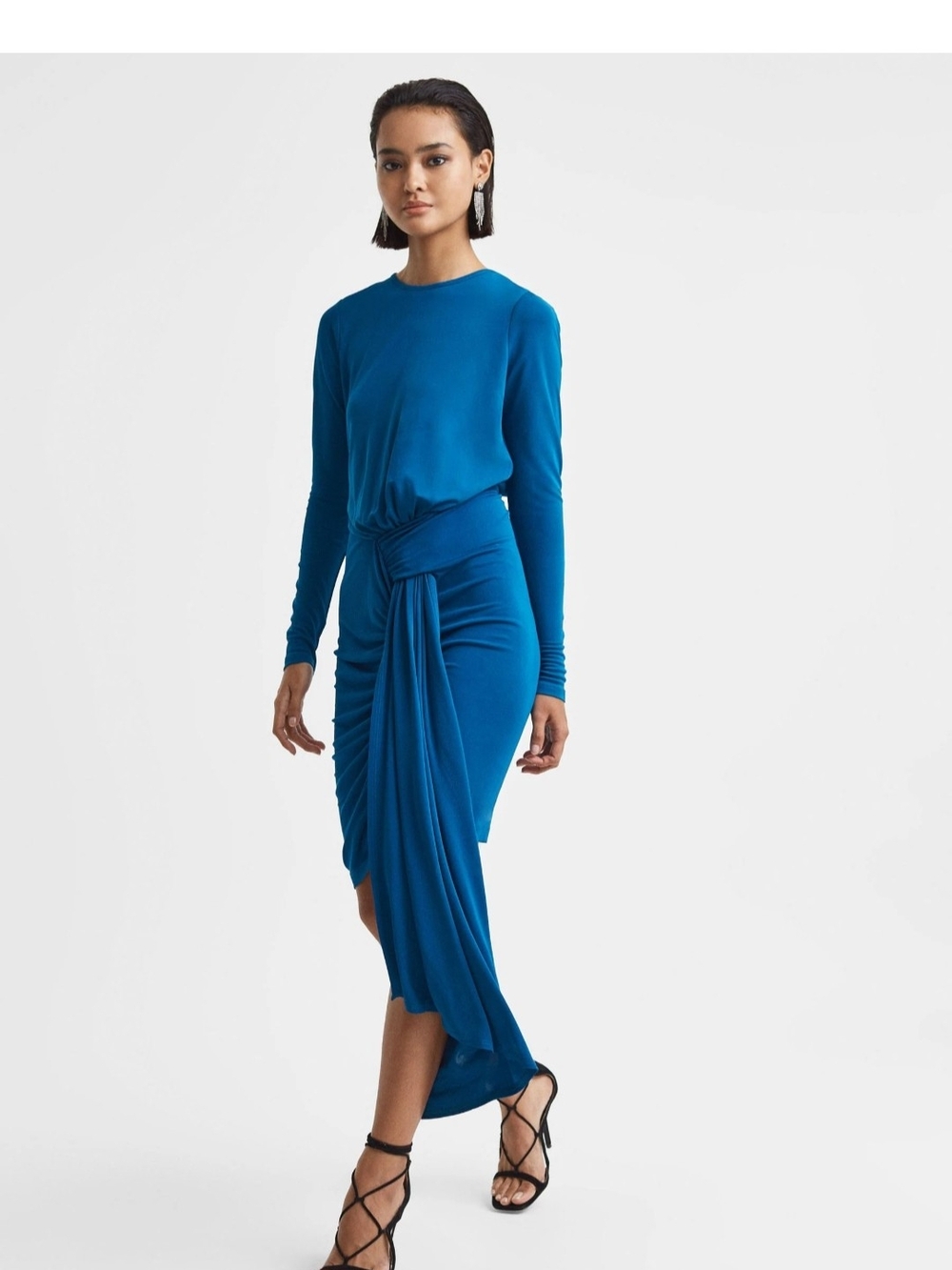 Reiss Isadora Embellished Chain Bodycon Mini Dress